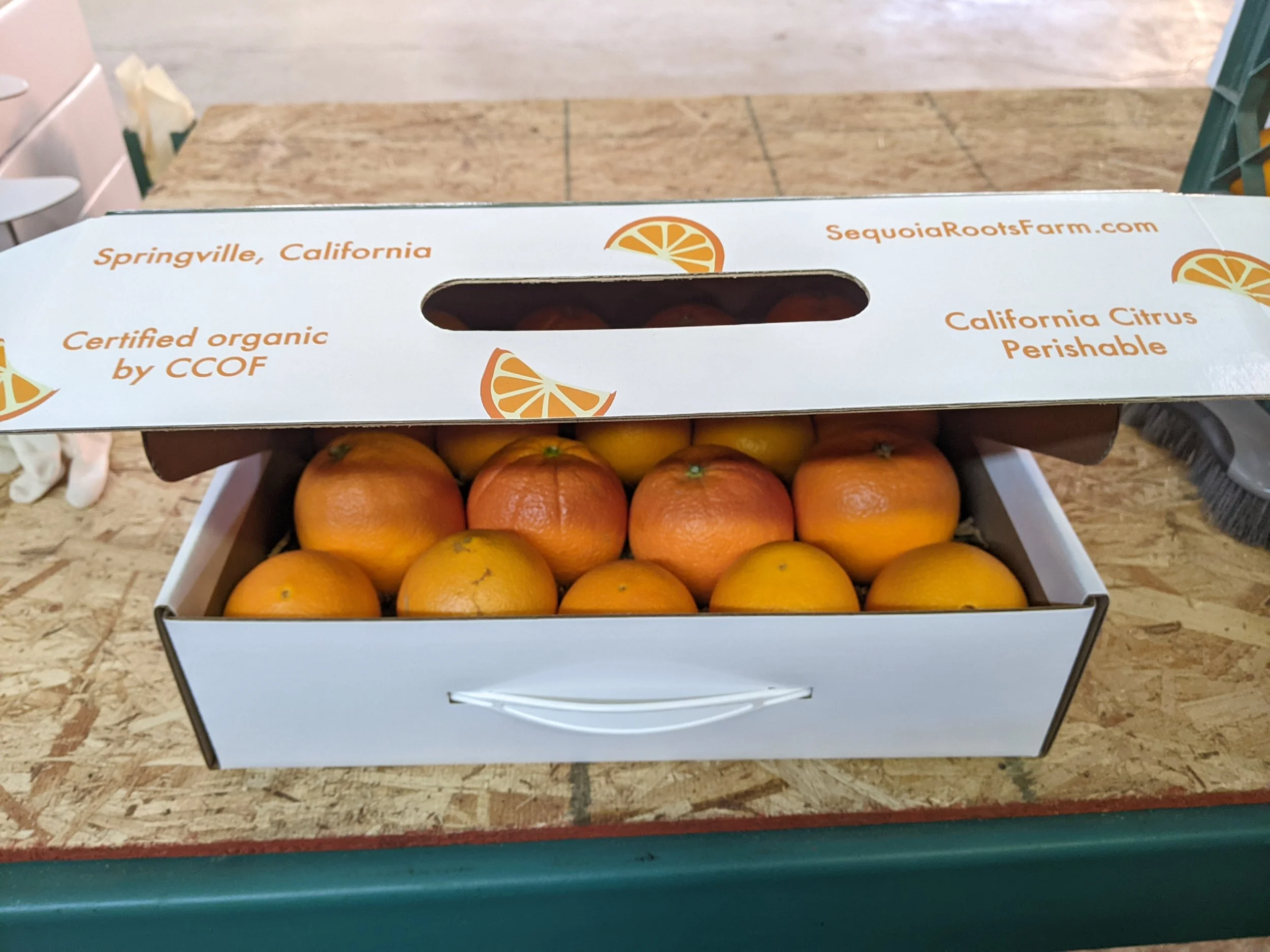 Organic Navel Oranges Gift Box — Sequoia Roots Farm